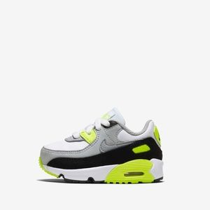NIKE TODDLER AIR MAX 90 White/Black/Volt